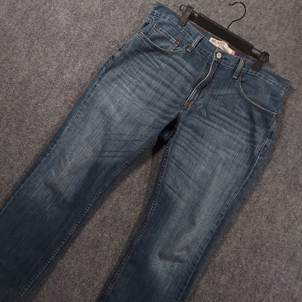 Vintage Levis 559 Jeans Mens 34x30 Blue Relaxed‎ Straight Denim Pants Y2K